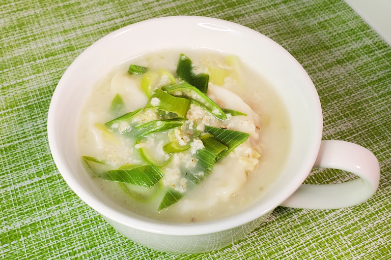 冷凍餃子の満腹スープ