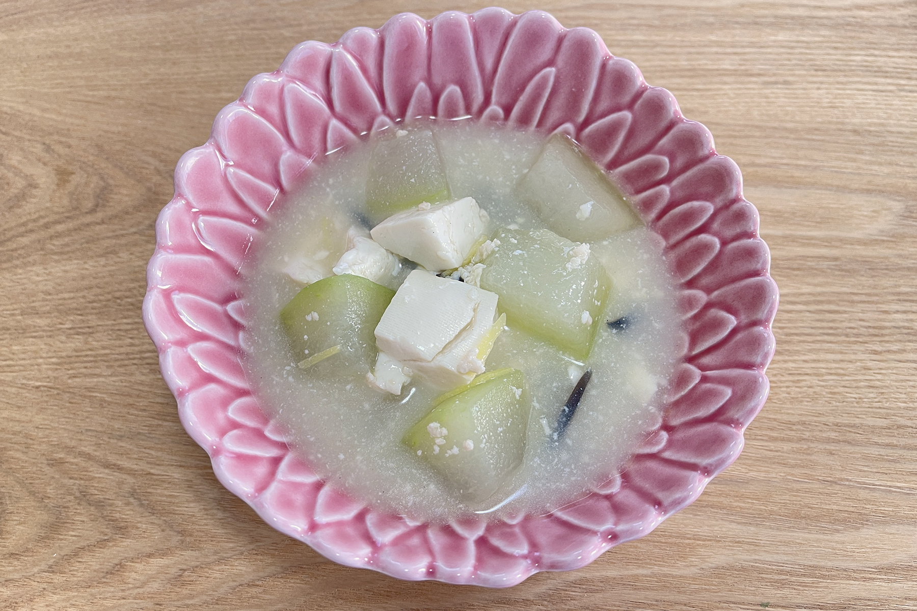 冬瓜と豆腐のスープ