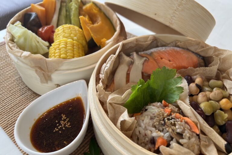 万能ダレで時短セイロ蒸し(2人分)