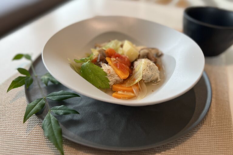 鶏つくね肉団子スープ(2人分)